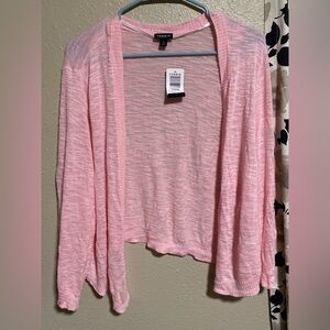 Torrid 3 NWT Light Pink Open-Front Lightweight Cardigan